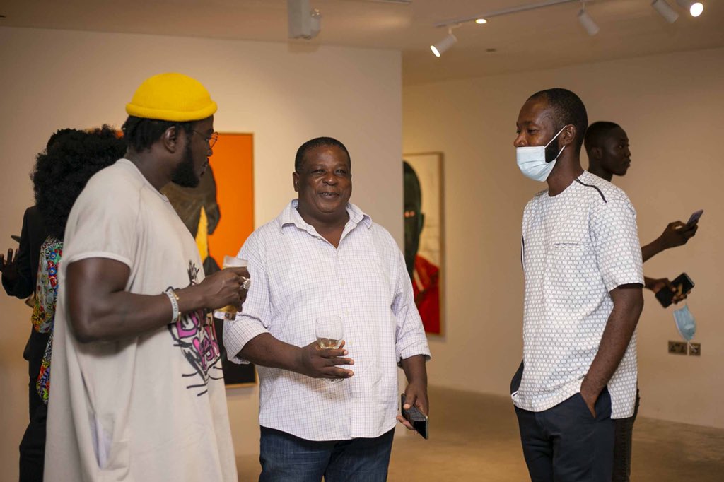 ghanashub's tweet photo. #portraitartist #acryliconcanvas #acrylicpainting #acrylic #acrylicartist #series #francisannanaffotey #annanart #ghanattacollege #annanaffotey #ghanattastrong #soloexhibition #ghanaianportraitartist #artblogger #artblog #gallery1957 #mcm #mancrushmonday #mancrush https://t.co/m7jk6ZjNL2