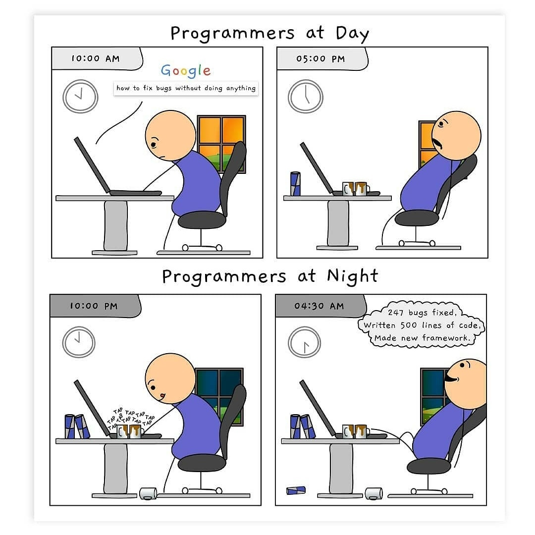 htstechsolution's tweet image. Comment if you can relate👇🤓
#programmingmemes #progamming #coding #developerlife #codinglife #programmerlife #coderlife #programminglife #memes #programmermemes #codingmemes #computerscience #java #webdeveloper #webdevelopment #google #monday #mondaymotivation
