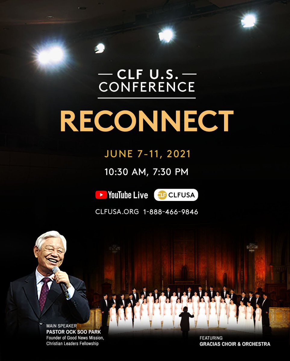 GNM_USA's tweet photo. Hello Pastor. Today we will be having the first session of the CLF Reconnect Conference at 7:30PM (EDT). Please share this with your family and church members.

- English: https://t.co/lHsS0GpRJp

- Spanish: https://t.co/SmfwdwaTn7 https://t.co/vBLrp3pbVC