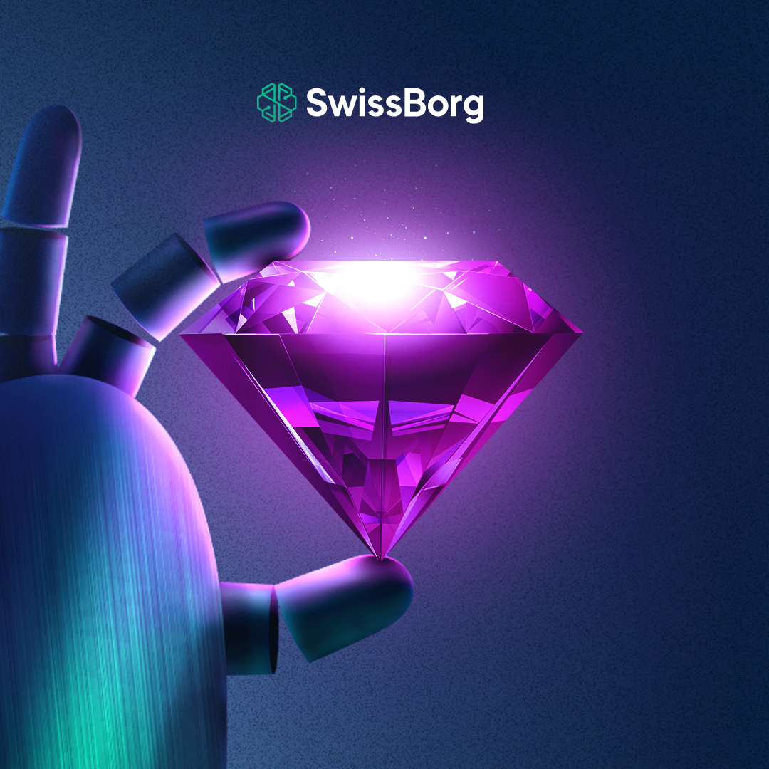 swissborg's tweet image. 📢 Let's get out of this slump. Help us boost the Community Index score. Like this as an NFT? 
Retweet this tweet using our hashtags &amp;amp; the reason why you #HODL. We'll gift 1 random draw with an NFT &amp;amp; a hidden prize!  See how our Community Index works: swissborg.com/blog/community…