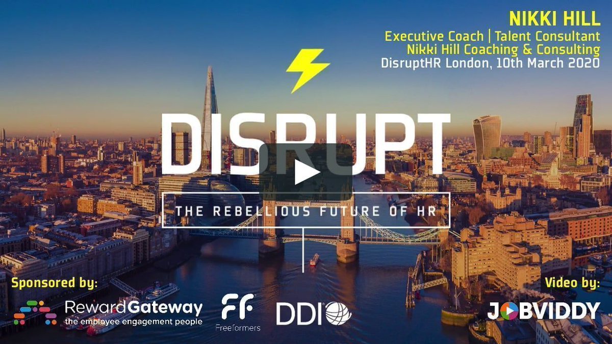 🎉 Promotion🎉  exciting right? Nikki Hill of Nikki Coaching &amp; Consulting chats about the "Unspoken 🤐 Downside👎" at #DisruptHRLon

Watch it here👉bit.ly/3c0jRbp

#HR #Humanresources #DisruptHR #London