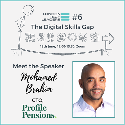 LDNTechLeaders's tweet photo. Meet our speaker Mohamed Brahim for our upcoming LTL #6 Virtual Event! 👩‍💻 https://t.co/QzsLa6hdy6