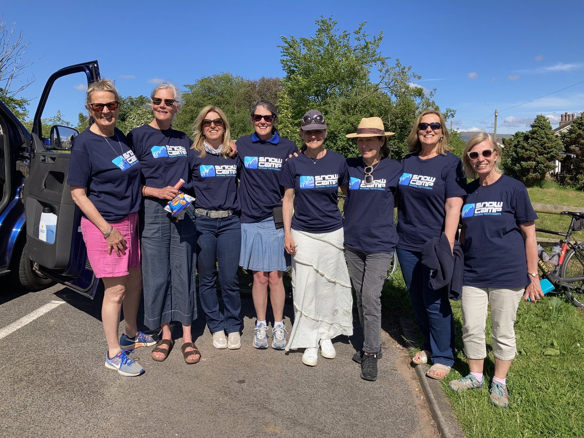 A big thank you to our team of volunteers who supported our cycle challenge in aid of <a href="/SnowCampInfo/">Snow Camp</a>. Without them half the riders would not have made it! Thank you also to Victorian House Hotel in Grasmere, a lovely place to stay and recover from a gruelling day in the hills!