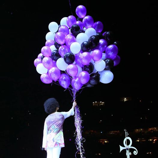 Happy Heavenly Birthday Prince. We\ll be turning your music up loud today. 