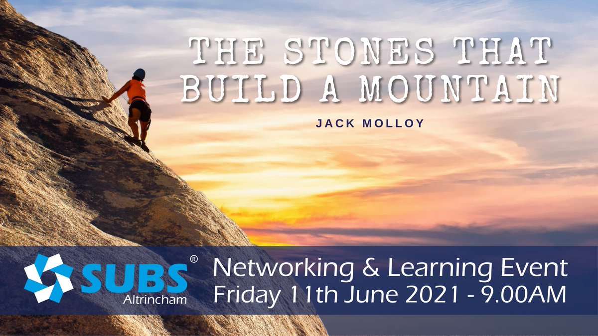 Have you gotten to plan out for your future yet? No?
Sweet! We got you covered on that.

Our SUBS Partner, Jack Molloy, will walk us through how to plan for the future.

Join for free: portal.subsbusinessevents.co.uk/post/subs-altr…

#SUBS #Business #Events #Altrincham #Networking #Learning #Planning