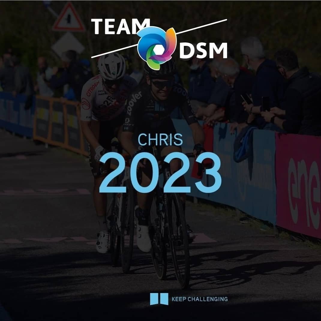 Delighted to announce I've extended with @TeamDSM for two more years!