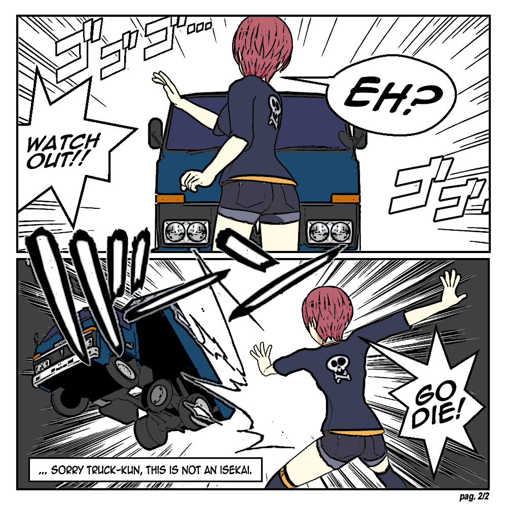 ABonjix's tweet photo. Truck-kun: the number 1 #anime / #manga serial killer.
-
#OriginalCharacters
#Mangadrawing
#CharacterDesign
#truckkun #animeme
#Shoujo #Isekai
#Italy
-
#イラスト好きな人と繋がりたい
#オリジナル漫画
#マンガ #イラスト
#異世界 #イタリアから
-
#DrawingImade: No copyright infringement https://t.co/dPyph70Guy