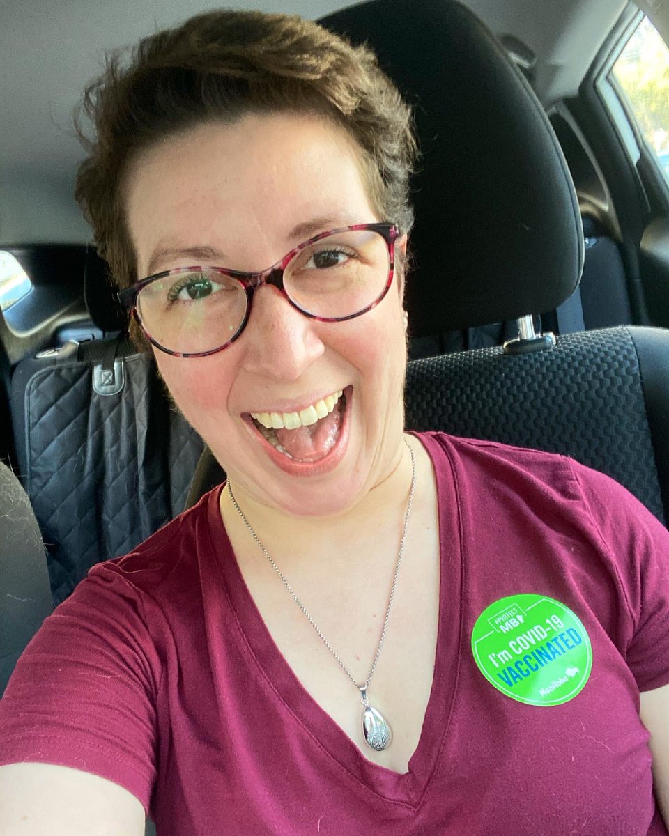 Got my second dose of the #CovidVaccine yesterday! Such a momentous moment. Here’s hoping my body will respond and develop antibodies! #Covid19MB #protectmb