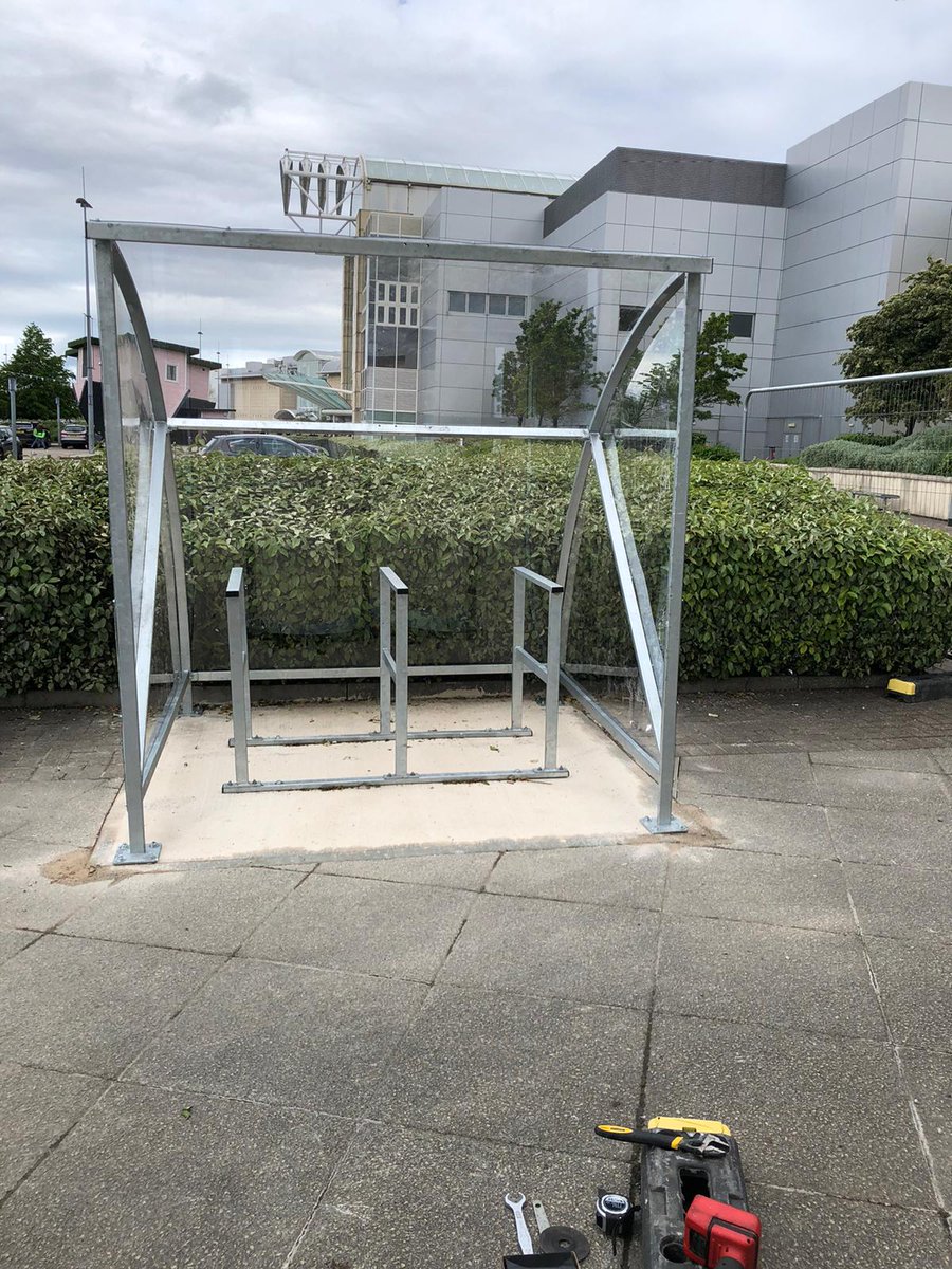 EcoVigour's tweet photo. We have been working alongside Alun Griffiths to install bus shelters at Cribbs Causeway, Bristol. @AlunGriffiths_ https://t.co/BINC6Sk8hL