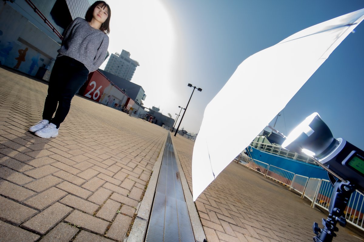 MiyakeHikari's tweet image. 逆光用にたまに使うストロボ

＃AD600