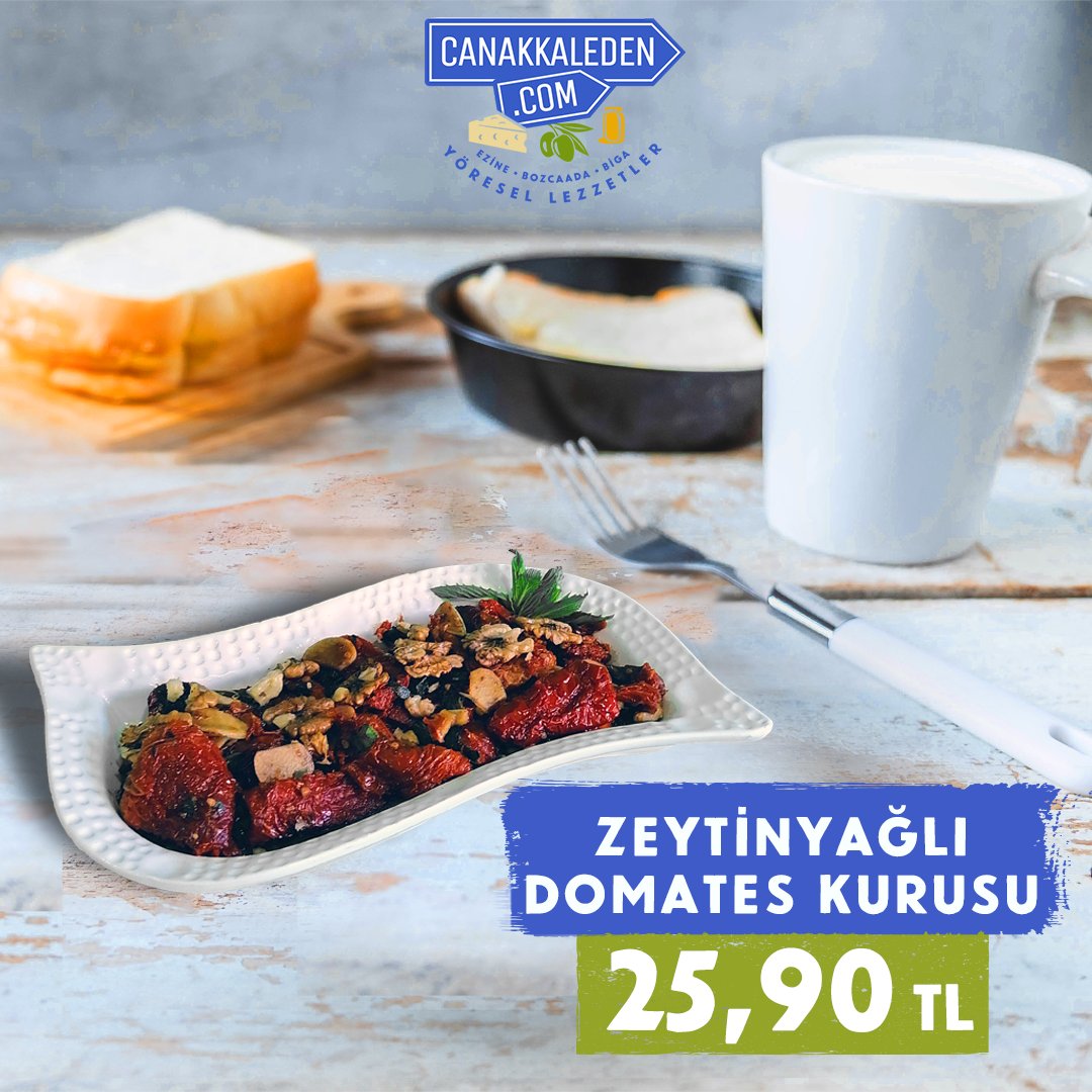 Canakkaleden Zeytinyağlı Domates Kurusu Stoklarımızda...

canakkaleden.com

#zeytinyağlıdomateskurusu #canakkaleden #dogal #gıda