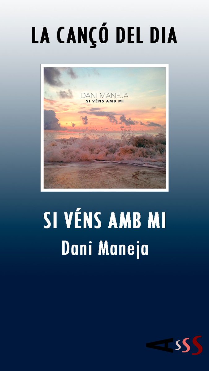 avuisona's tweet photo. #AvuiSona com a #Cançódeldia #Sivénsambmi de @DaniManeja!

El darrer senzill que l'artista ha publicat enguany. Un tema ple d'energia i bones vibracions, on l'amor pren partit per fer una oda a compartir la vida amb els o les que més estimem 👇

https://t.co/xWtiyfYIb7 https://t.co/B2Pza4qwIa