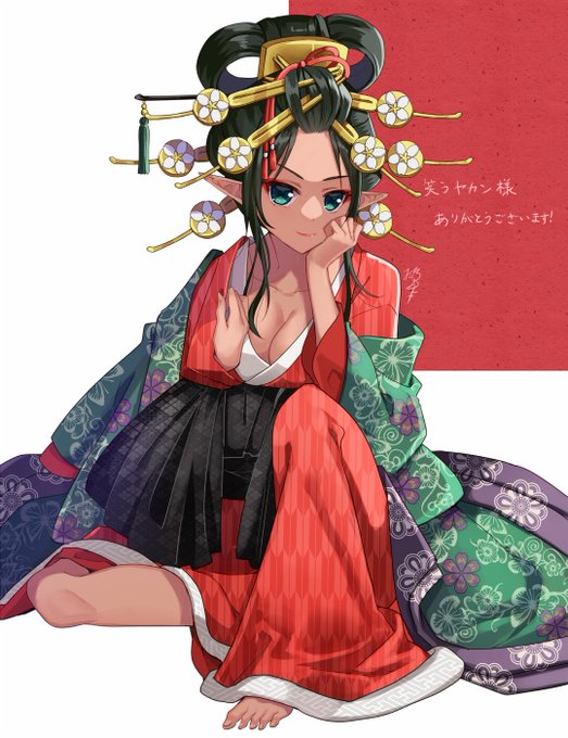 花魁のtwitterイラスト検索結果