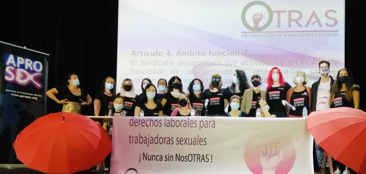 OtrasSindicato's tweet photo. “El tribunal supremo reconoce el trabajo sexual como trabajo” Sindicato OTRAS https://t.co/HaeWXCmPMT