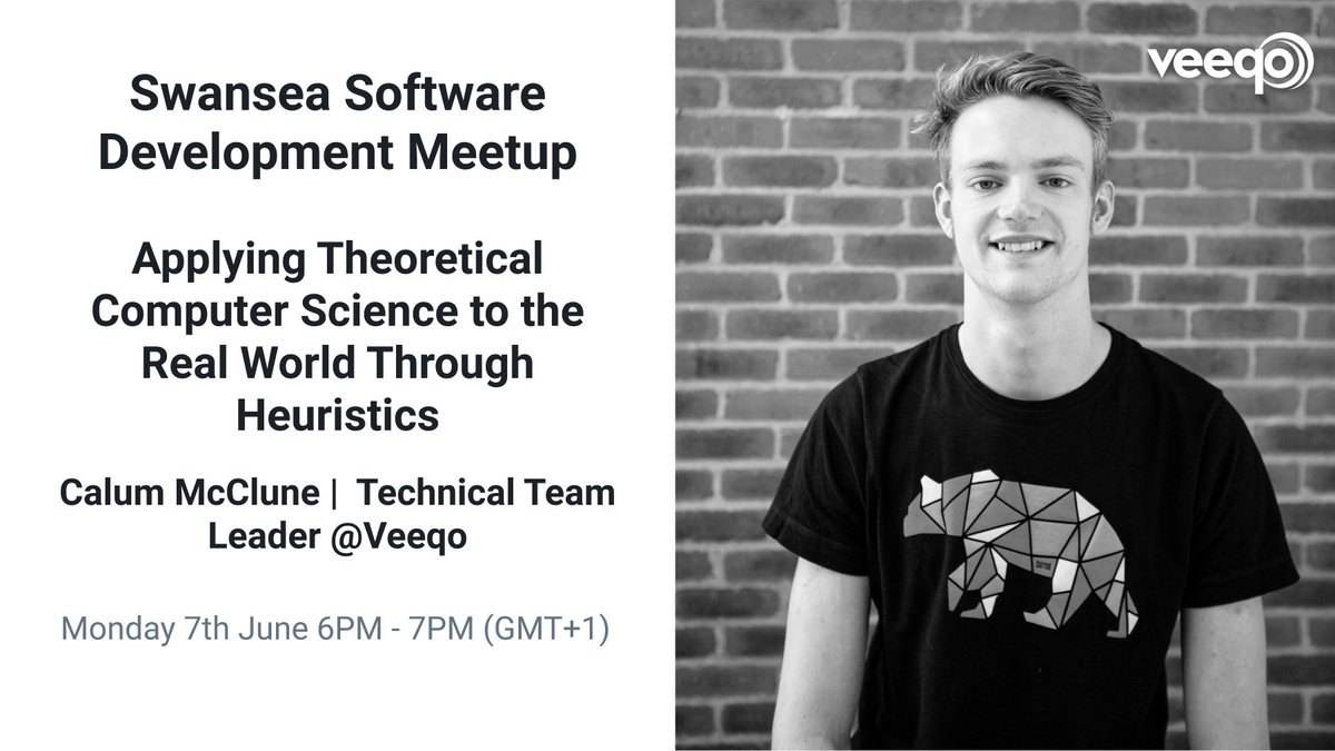 Veeqo devs (@veeqo_devs) on Twitter photo Tonight, our very own <a href="/CalumMcclune/">Calum McClune</a> will be giving a talk at the Swansea Software Development Meetup. Calum graduated from <a href="/SwanseaUni/">Swansea University</a> with a degree in #CompSci before coming to work for Veeqo as a #SoftwareEngineer. Now he leads one of our dev teams 🚀
meetup.com/Swansea-Softwa… Tonight, our very own <a href="/CalumMcclune/">Calum McClune</a> will be giving a talk at the Swansea Software Development Meetup. Calum graduated from <a href="/SwanseaUni/">Swansea University</a> with a degree in #CompSci before coming to work for Veeqo as a #SoftwareEngineer. Now he leads one of our dev teams 🚀
meetup.com/Swansea-Softwa…