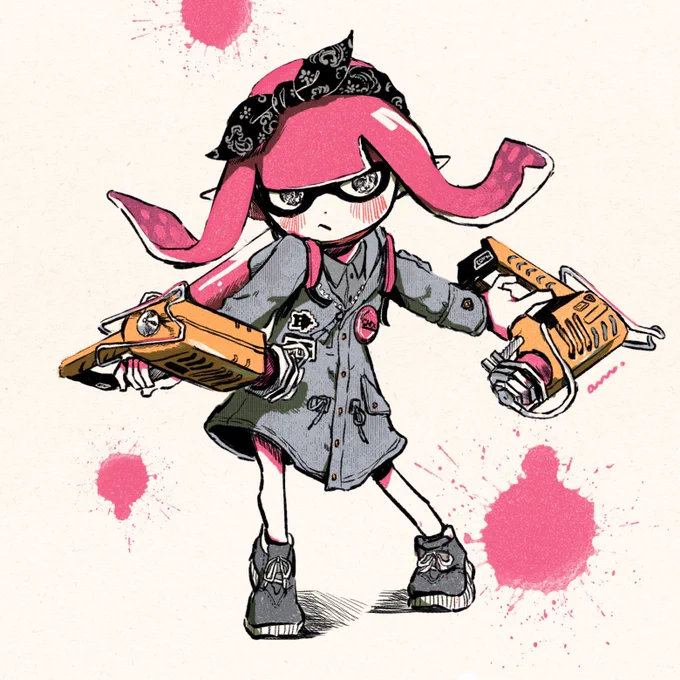 これはおともだちにあげたイカちゃん🦑スプラトゥーーーーン 