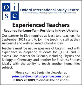 Oxford International Study Centre (OISC) tweet media