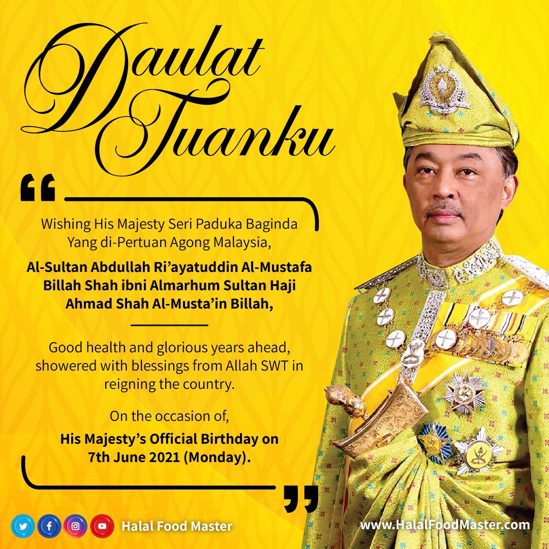 Hari lahir agong 2021