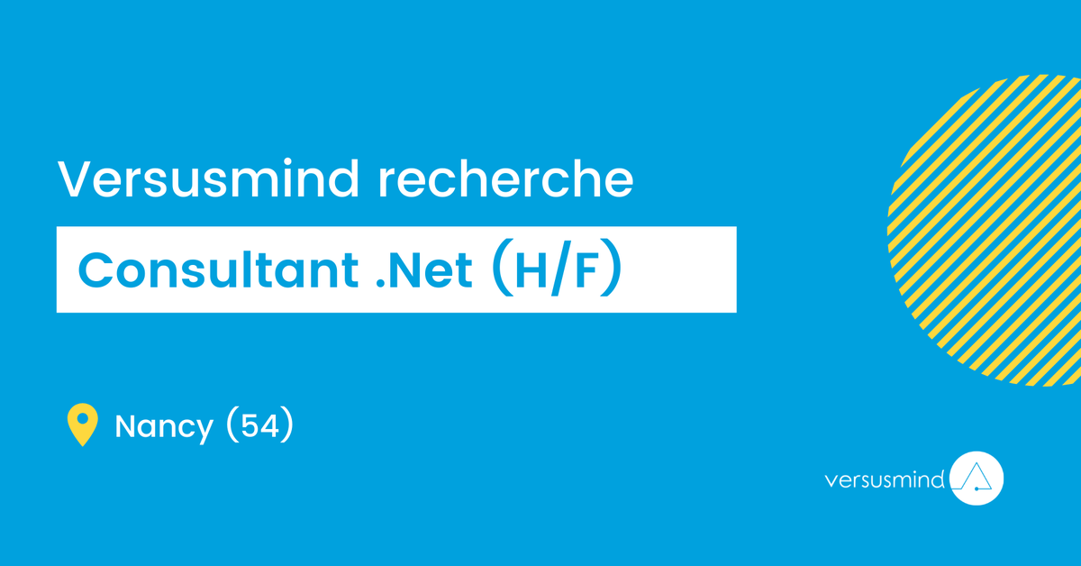 #Recrutement – Nous recherchons un consultant .Net (WPF/WINFORM) (H/F), expérience confirmée d’au moins 3 ans
📍 Secteur de #Nancy
👉Candidatures via ce formulaire : lnkd.in/dJfUUuJ

#versusmind #IT #emploi #job #lorraine #icicarecrute #informatique #digital #Tech