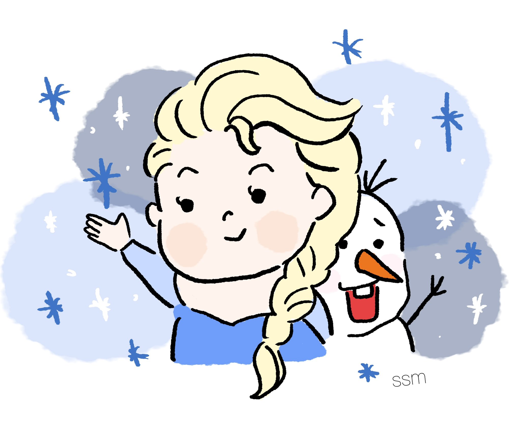 تويتر ささみ على تويتر エルサとオラフを描きました エルサ オラフ アナと雪の女王 イラスト Illustration ディズニー Disney イラスト好きな人と繋がりたい T Co Sx2dpelxkx