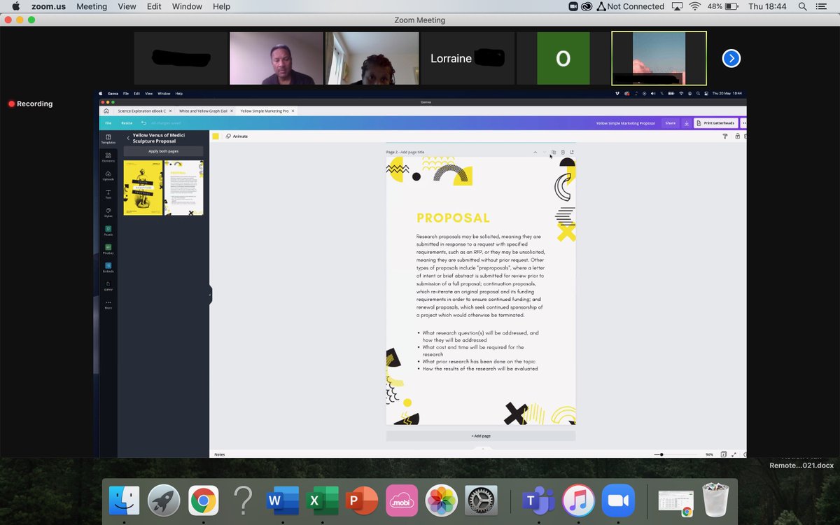 Canva course has now finished. Will be posting soon some of the creations from attendees. What a talented cohort we have had! New dates will be coming soon! <a href="/_byAccident/">byAccident</a> <a href="/RavensbourneUK/">Ravensbourne University London</a> #canva #CanvaPro #zoommeeting #onlinelearning