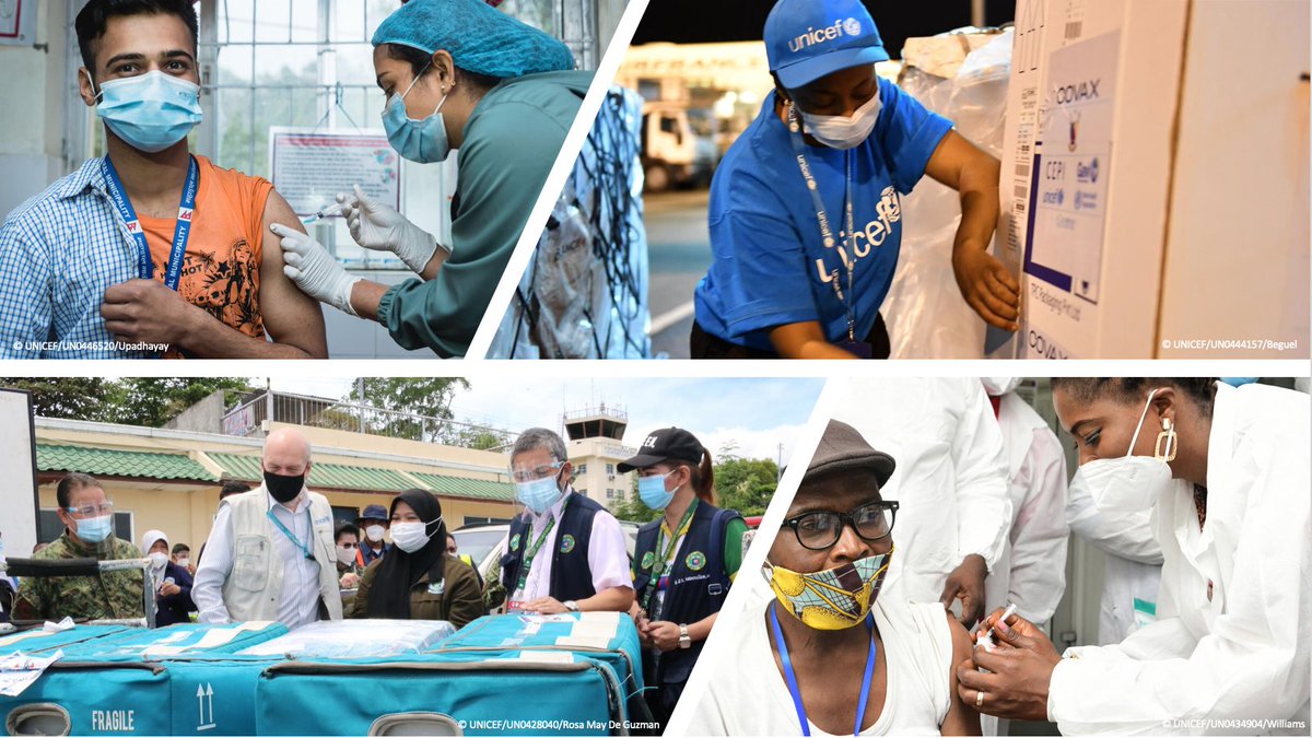 80M doses of vaccines have been delivered in 129 countries thanks to the #COVAX initiative.
<a href="/UNICEF/">UNICEF</a>’s global efforts continue to roll out #COVID19 vaccines to those most in need. 
Let's keep supporting their work to end the pandemic.
➡️ Learn more: axa.com/en/magazine/AX…