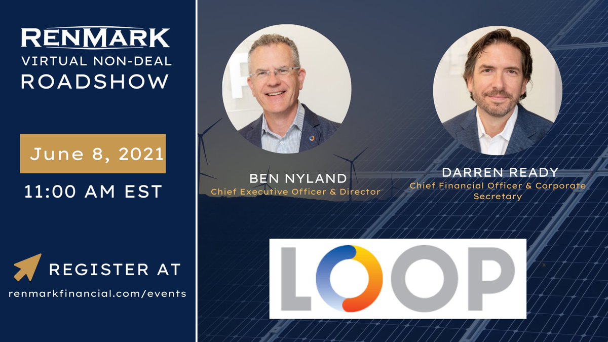 RenmarkMedia's tweet photo. @LoopEnergyInc is a leading designer of #hydrogen fuel cell systems targeted for the electrification of commercial vehicles. Join us tomorrow for a Virtual Non-Deal Roadshow to learn more!
Register today:
https://t.co/57YI3JkCq2
#RenmarkMedia #fuelcellsystems #investment #VNDR https://t.co/rfNBtNZ7E3