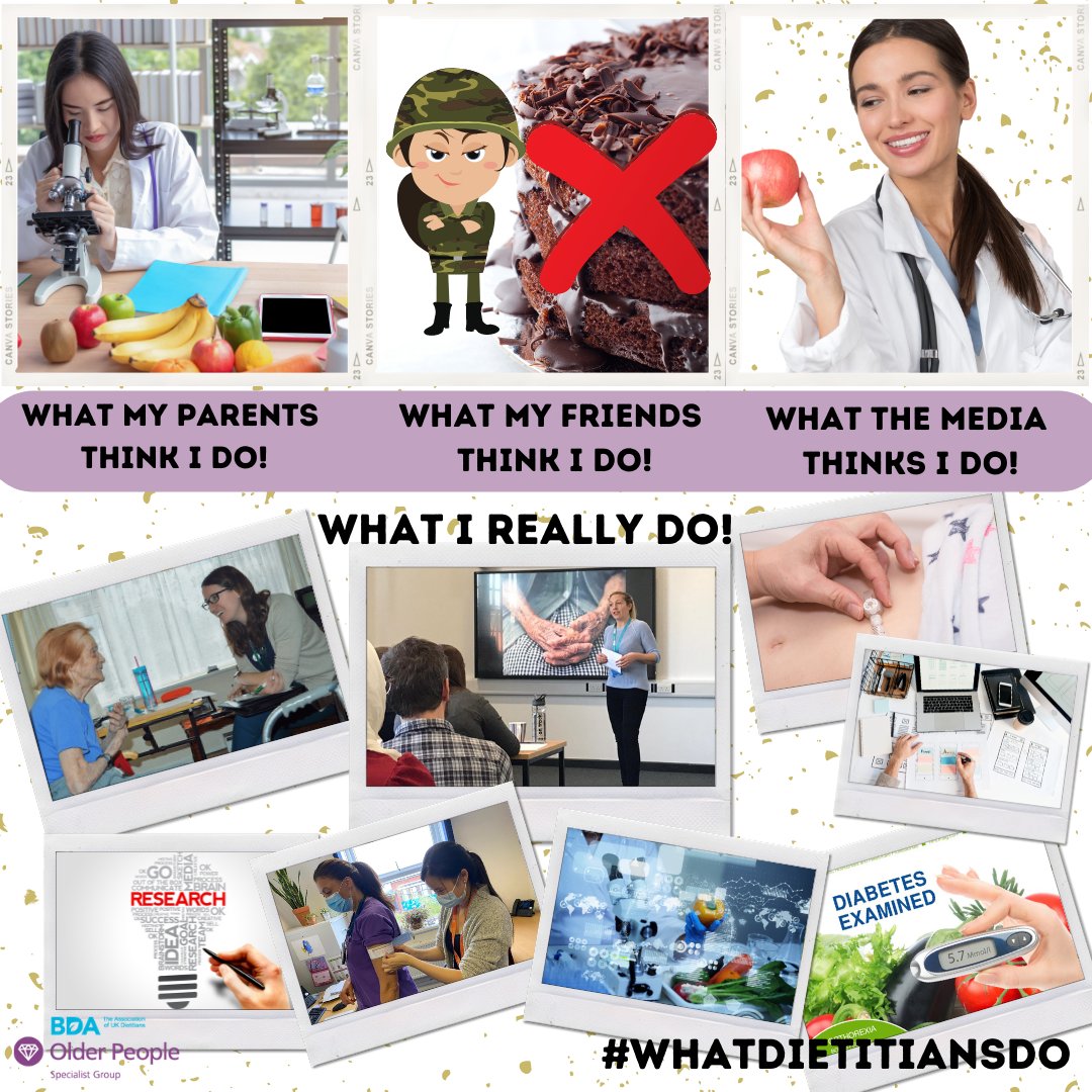 So ....... what is a dietitian? #whatdietitiansdo @bda_dietitians