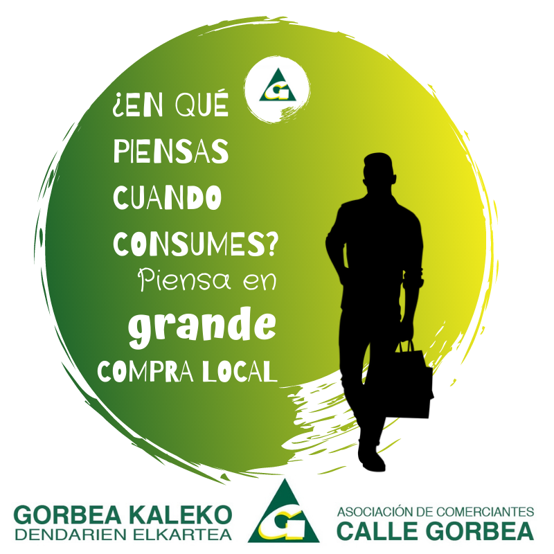 Piensa en grande #compralocal 💪😉

#alava #araba #arabadendak #comerciolocal #euskadi #comerciovitoria #gasteiz #compraensingular #salimoshoy #paisvasco #vitoria #vitoriagasteiz #regalagasteiz #gasteizoparitu #euskaldendak #asociacioncallegorbea #callegorbea #consumelocal