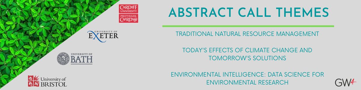 GW4Climate_2021's tweet photo. DEADLINE TOMORROW
Calling all #ECR #ClimateChange researchers!
Our aim is to host a symposium showcasing the multidisciplinary complexity of #ClimateChange #Research and WE NEED YOU.
SUBMIT YOUR ABSTRACT NOW
https://t.co/JmfJ0UK6ZF
@GW4Alliance @GW4Climate
#AcademicTwitter https://t.co/rq7uUOdTGN