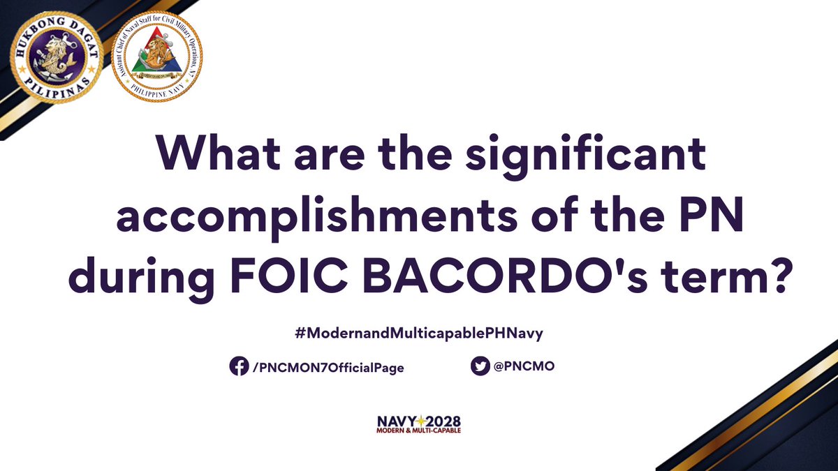 Welcome to the our first Philippine Navy #ModernandMultiCapablePHNavy Twitter Party! Let's get the discussion rolling. Here's our first prompt: