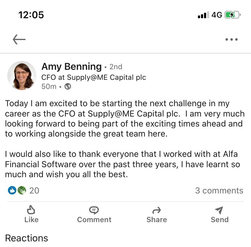 trade_march's tweet photo. New #CFO starting at #SYME today, as well as a new Head of Operations. Nice to see a company creating jobs in these current climates both, directly & indirectly.
@Alessan62698938 & his @SupplyMECapital teams growing into a global force.
#Shorters... nice knowing you.
#OMTM 👊 https://t.co/AiVFmTEvMH