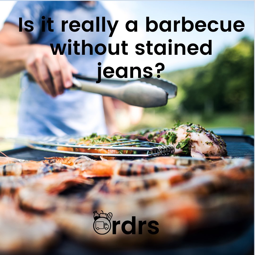 A barbecue without stained jeans? 🤔

#localbusiness
#food #recipes #cooking #bbq
