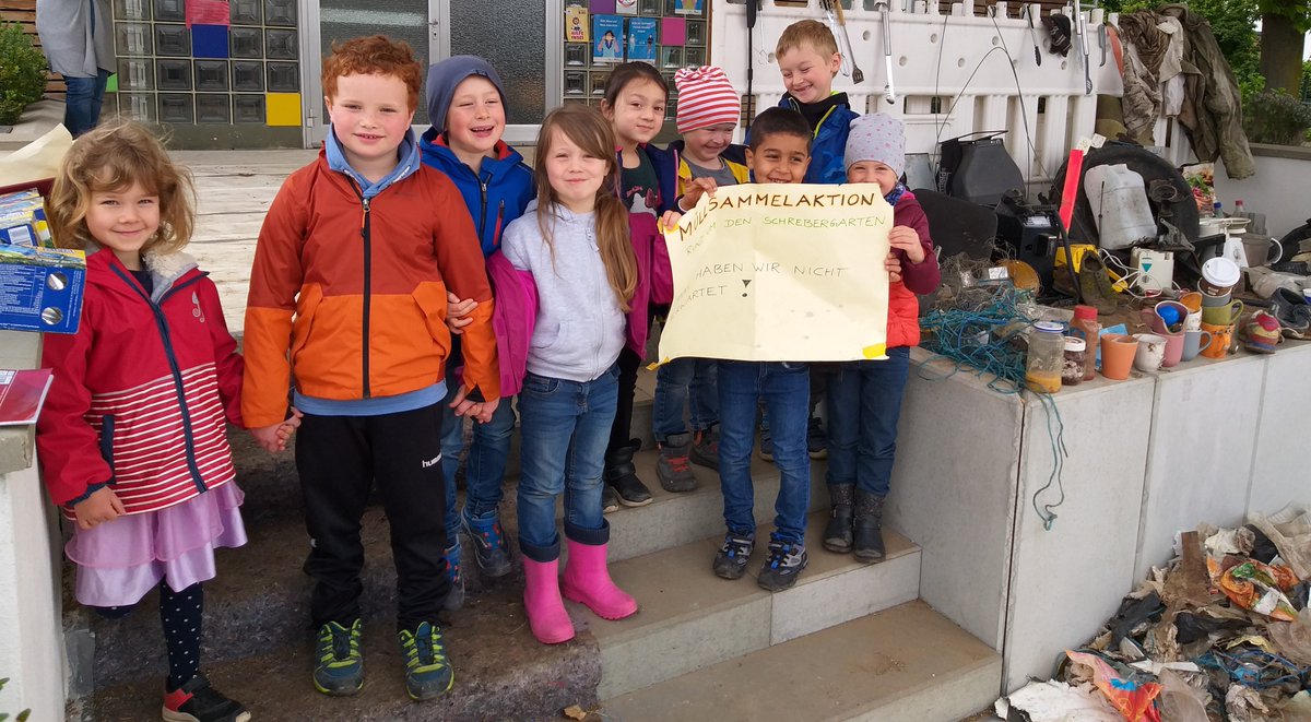 Eine Woche lang haben die Kinder der Kita Weingartenstraße auf eigenen Wunsch hin in der Nähe des Braunshardter Tännchen Müll gesammelt. Nicht nur Verpackungen, sondern auch Reifen, Stühle sowie einen Kaffeeautomaten und einen Staubsauger. Mehr Infos: weiterstadt.de/verwaltung-ser…