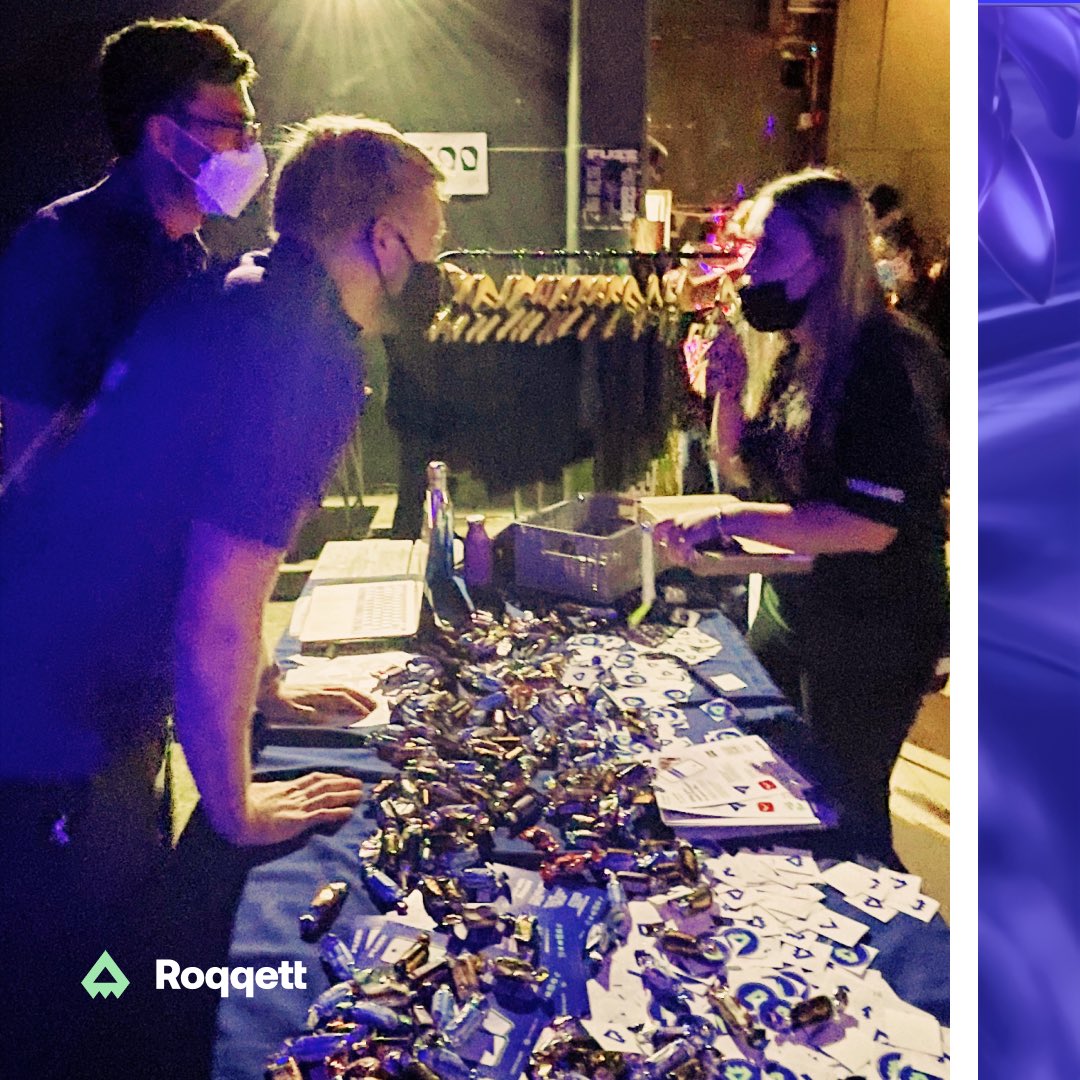 roqqett's tweet photo. A massive thank you to @fuzebristol for helping us launch Roqqett for Business at FUZE Utopia 2021. The event was an absolute success and the Roqqett Crew is incredibly proud to have sponsored it 🚀 For those who missed it, here are some of our favourite moments #RoqqettRewind https://t.co/xuhMmI8Cal