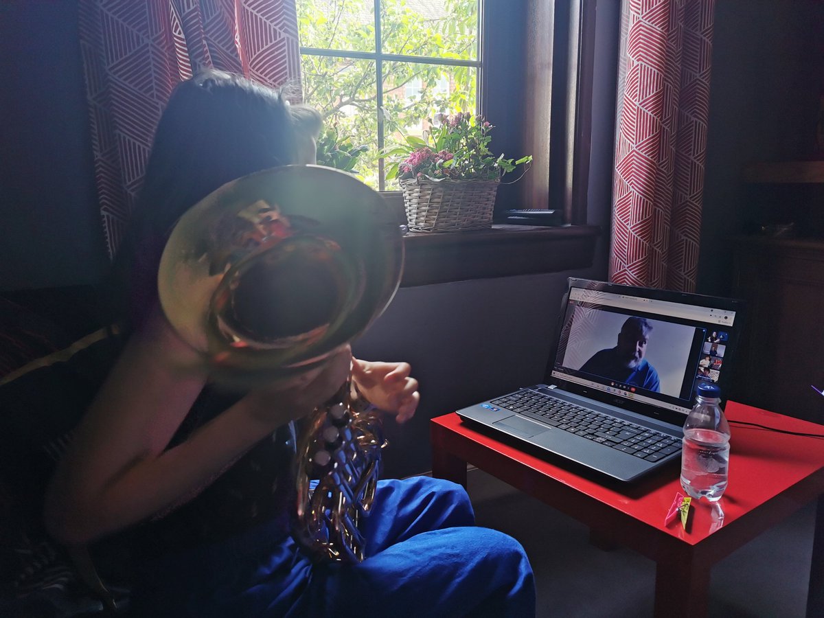 We were very proud of May as she had her Class Brass end of term virtual concert tonight. She has done amazingly especially since most teaching ended up online.  <a href="/NewtongrangePS/">NewtongrangePS</a> <a href="/Miss_LDuncan/">Lynsey Duncan</a> <a href="/CreativeScots/">Creative Scotland</a>
