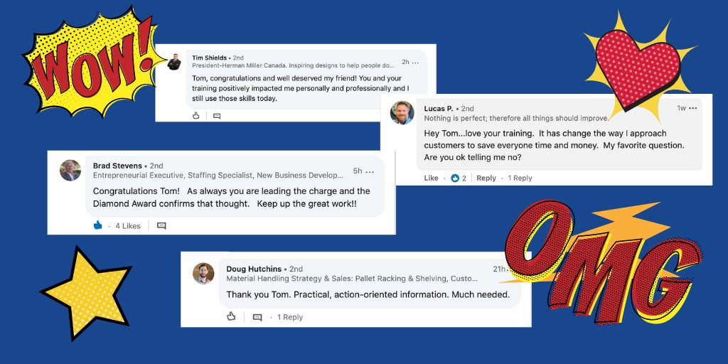 SandlerDFW's tweet photo. We are not successful until our clients are successful and our client feedback says it all.  📞 Call us today if you are ready to take back your market?  972-960-8695   #salestraining #alwayslearning #salesleadership https://t.co/1HE2heleXL