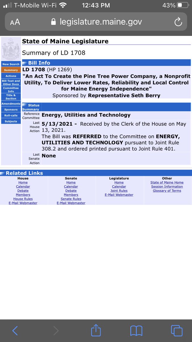 seanathon226's tweet image. Any Mainers , preferably of the leftist variety want to shine a light on this coming #LD1708 #MaineLegislature  #PineTreePower. I know Maine power companies have a monopoly in the State and their competition were all bought up as early as the 1800’s.