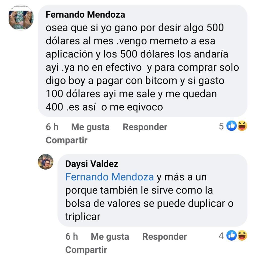 PompitLaura's tweet photo. @nayibbukele Creo que valdría la pena que le explicara al pueblo como funciona el Bitcoin antes de hablar por salir en las noticias... Acuérdese que usted gobierna a un pueblo... Repito... Pueblo... Expliqueles para que no se den paja y evitar este tipo de conclusiones: https://t.co/E3taHln5rV