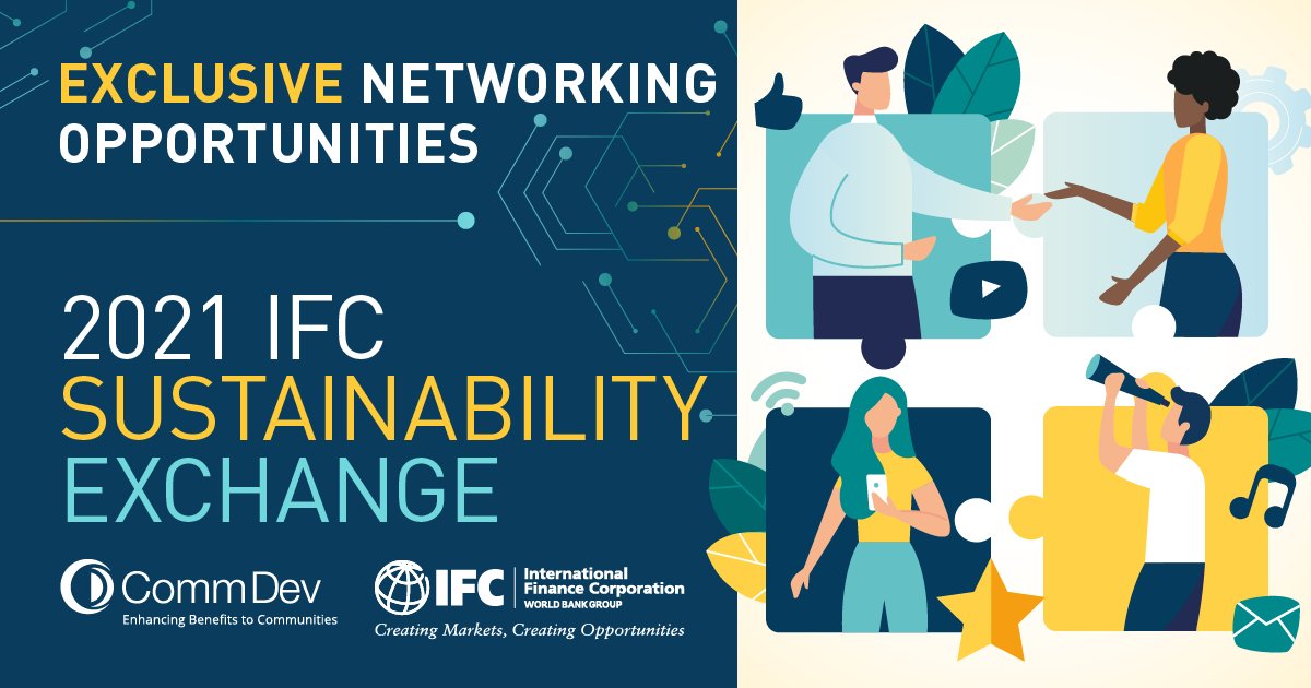 From mapping drones and air pollution sensors to community engagement through data! Join the ‘Local Action through Data and Trust’ break-out session at the IFC’s Sustainability Exchange. Register 👉🏽sustainabilityexchange2021.com to join the event on June 9 #IFCexchange