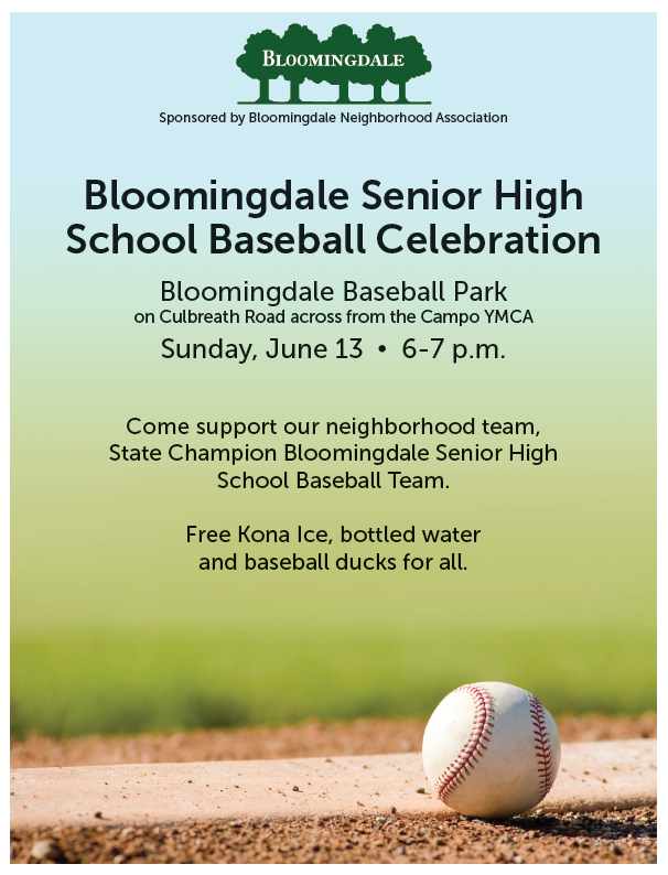 Bloomingdale Neighborhood Association on Twitter "Help us throw some