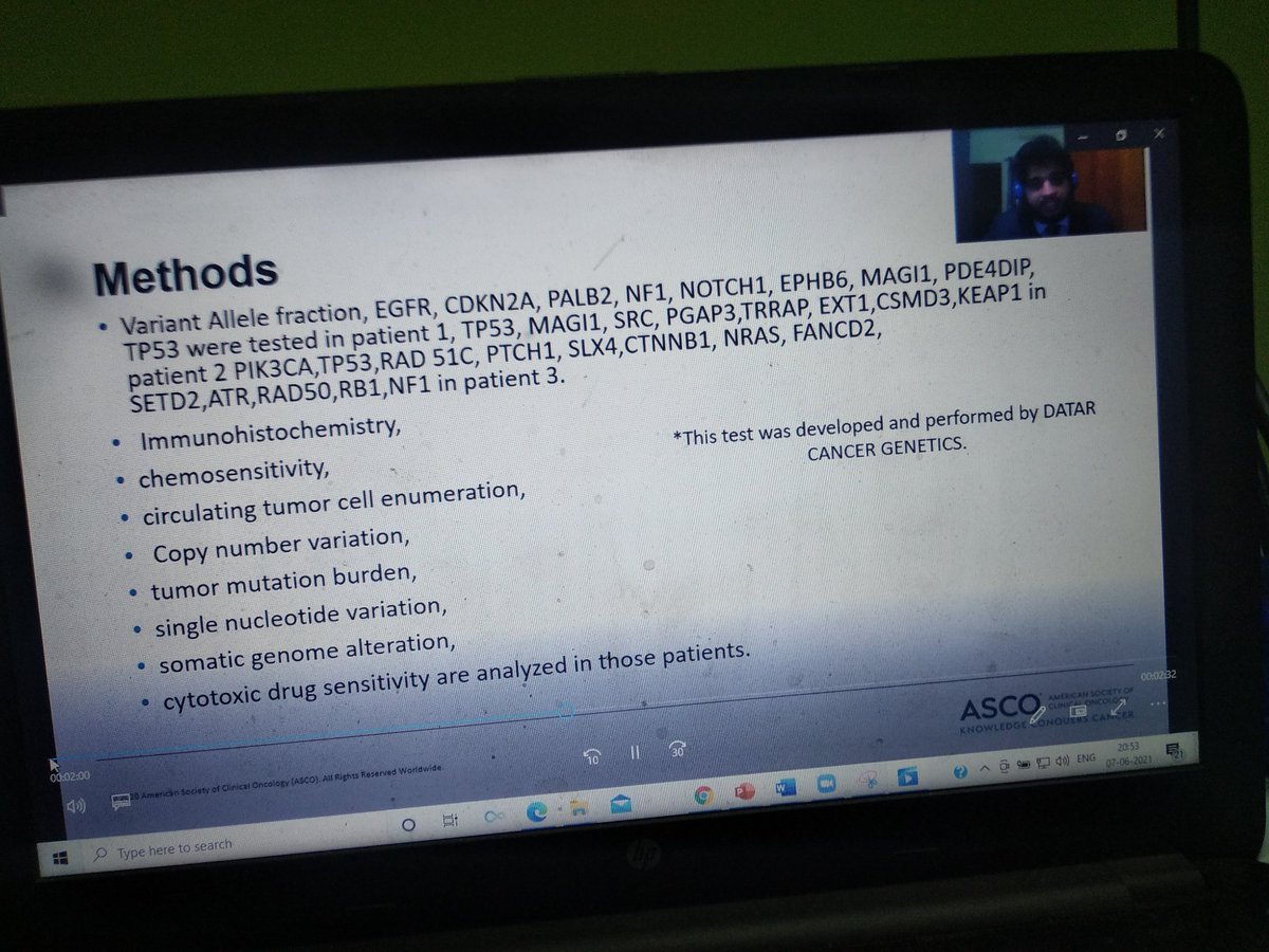 DatMukherjee's tweet photo. Recording Done
PPT and Presentation have flown to #ASCO21 
#GeneticProfiling 
#Oncology 
#MedicalStudent and #Resident Forum https://t.co/kgV8R8jxZ0