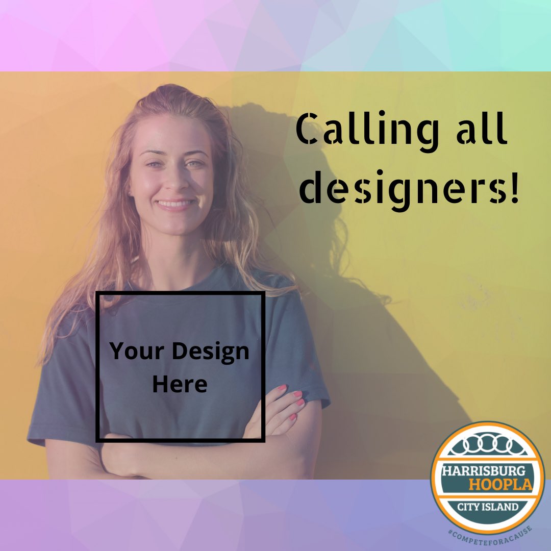 HBGHoopla's tweet photo. T-shirt contest! We’re looking for a new fresh take on our event day shirts, DM for details #competeforacause #designforacause #hbghoopla #tshirtcontest https://t.co/hXXyQE7smE