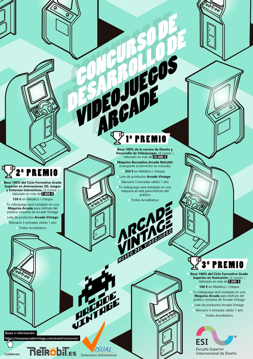 Y por fin llega el momento de anunciar a los miembros del jurado del concurso de desarrollo de videojuegos  Museo Arcade Vintage con la colaboración de <a href="/ESIMURCIA/">Escuela Superior Internacional de Diseño</a> . 
Por un lado tenemos a los miembros del Jurado Arcade Vintage y por otros a los miembros del Jurado PRO.