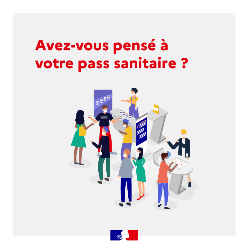 TousAntiCovid's tweet photo. #COVID19 | Pour accéder à un rassemblement ou un évènement de plus de 1 000 personnes, vous devrez présenter l’une de ces preuves sanitaires :

– Un certificat de vaccination
– Un certificat de rétablissement*
– Un certificat de test négatif**

Stockez-les dans #TousAntiCovid ⤵️