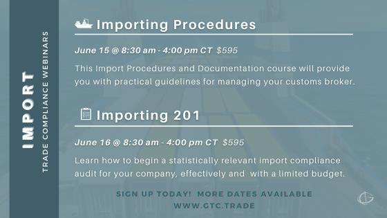 XportNow's tweet photo. Learn key elements of auditing documentation prepared by your customs broker at our U.S. Importing course. Strengthen your import controls with our Importing 201 course: https://t.co/nKafxUI9gz
-
-
#import #procedures #globaltrade #Compliance #CBPAudit #tradeisgood #onlineclasses https://t.co/wMrVMXo8FA