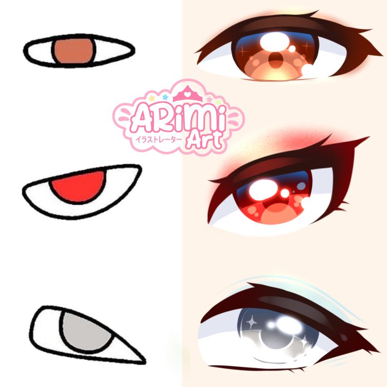 how to draw the anime eyes｜TikTok Search