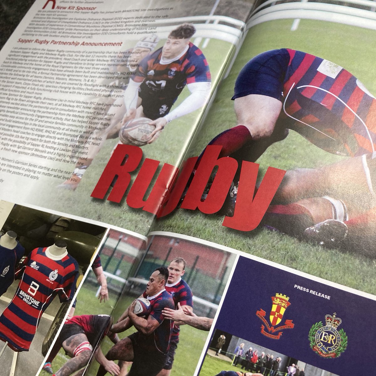 sapperrugby (@sapperrugby) on Twitter photo A great article in the June edition of Sapper Magazine featuring the latest #Sapperrugby news and sponsorship with <a href="/Brimstone_UXO/">Brimstone UXO</a> ππ»π <a href="/Andykerr_RE/">Andy Kerr FCMI FIoL GCGI</a> <a href="/Proud_Sappers/">Corps of Royal Engineers</a> A great article in the June edition of Sapper Magazine featuring the latest #Sapperrugby news and sponsorship with <a href="/Brimstone_UXO/">Brimstone UXO</a> ππ»π <a href="/Andykerr_RE/">Andy Kerr FCMI FIoL GCGI</a> <a href="/Proud_Sappers/">Corps of Royal Engineers</a>
