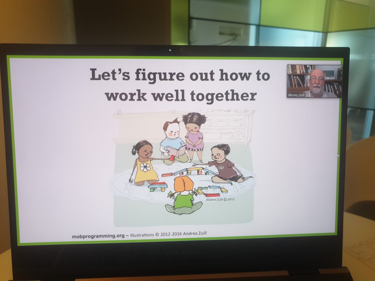 Doing a #MobProgramming Master Class with <a href="/WoodyZuill/">Woody Zuill</a> thanks to <a href="/SHODOioFR/">Shodo</a> &amp; <a href="/HEIWA_IT_Paris/">HEIWA-IT</a>.

Your hero is your team !