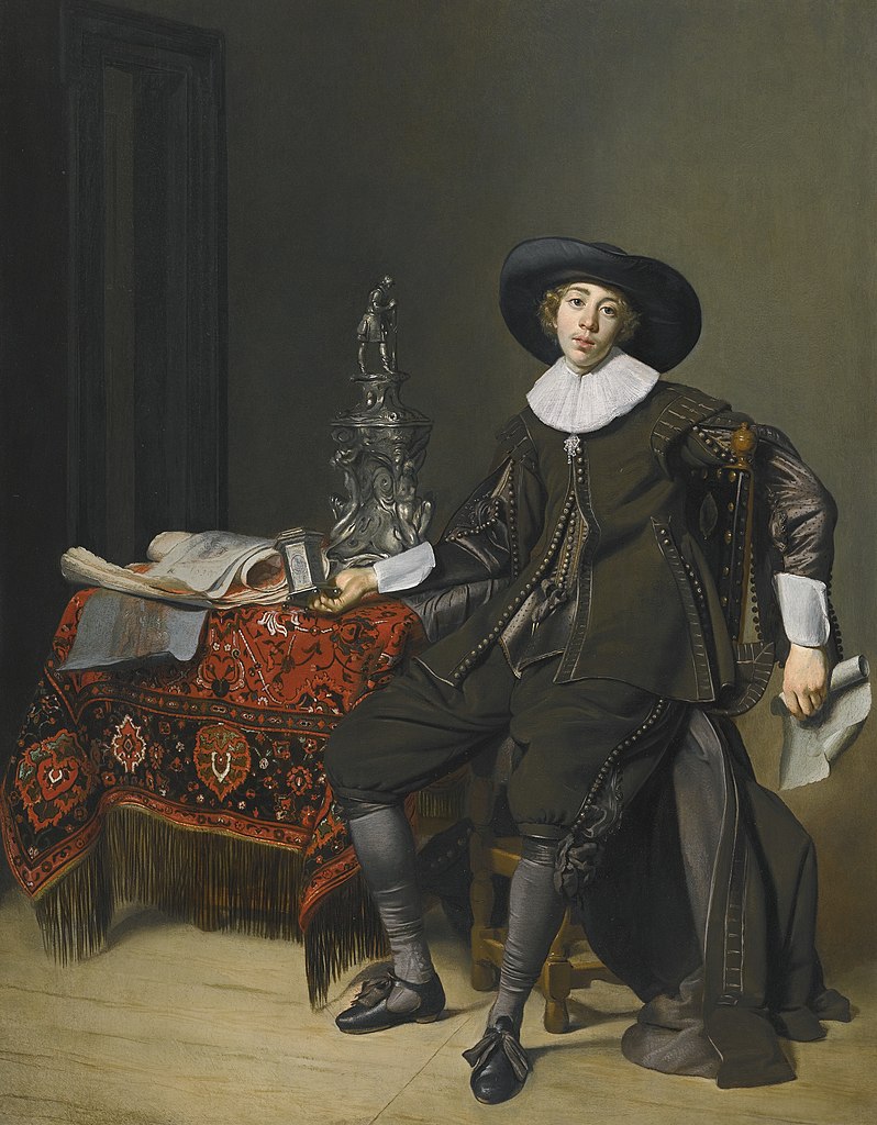 OldPortraiture's tweet photo. Burried #OnThisDay in 1667: Dutch painter #ThomasdeKeyser (ca.1596-1667)
Portrait of a Young Silversmith, possibly Christiaen van Vianen or Simon Valckenaer, 1630
#DeKeyser #DutchBaroque https://t.co/s5B6iPynKH